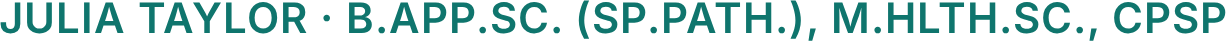 Clearer Speech founder credentials